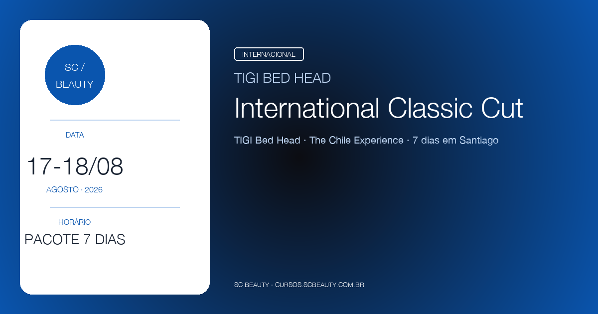 International Classic Cut · The Chile Experience